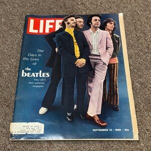 RARE The Beatles Life Magazine September 13, 1968